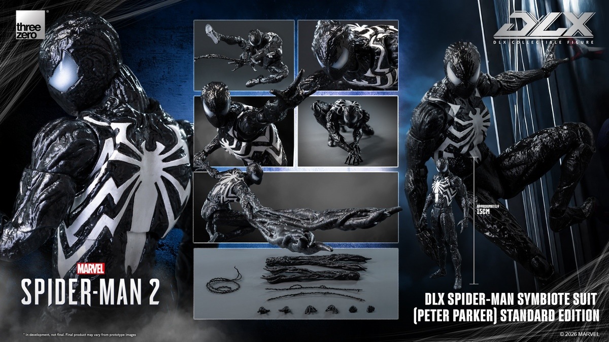 予約 threezero DLX スパイダーマン シンビオート・スーツ（ピーター
