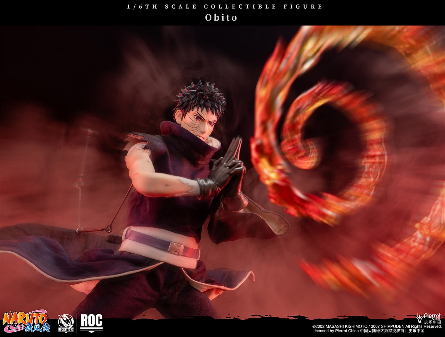 予約 RocketToys 1/6 『NARUTO -ナルト- 疾風伝』うちはオビト 予約