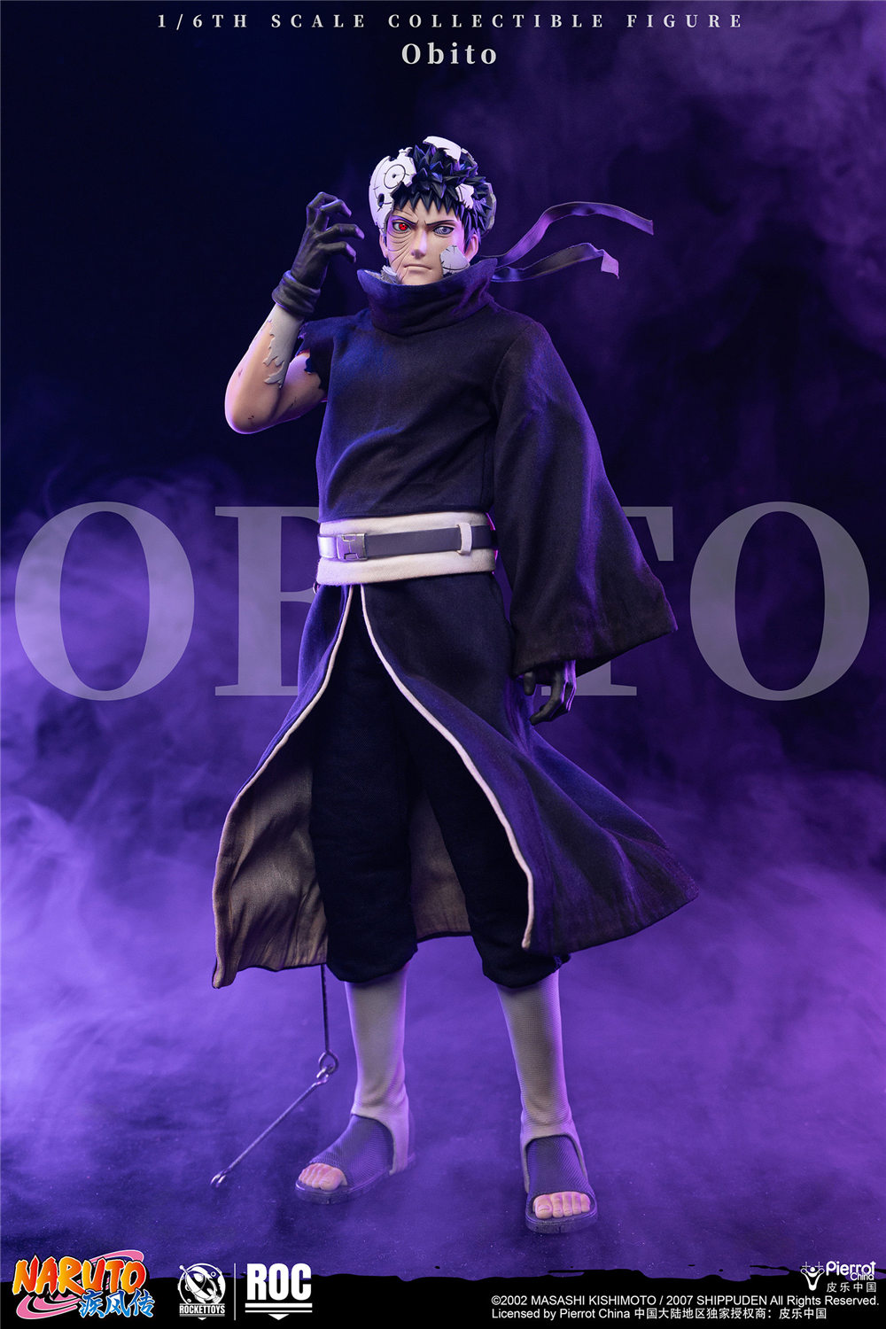 予約 RocketToys 1/6 『NARUTO -ナルト- 疾風伝』うちはオビト 予約