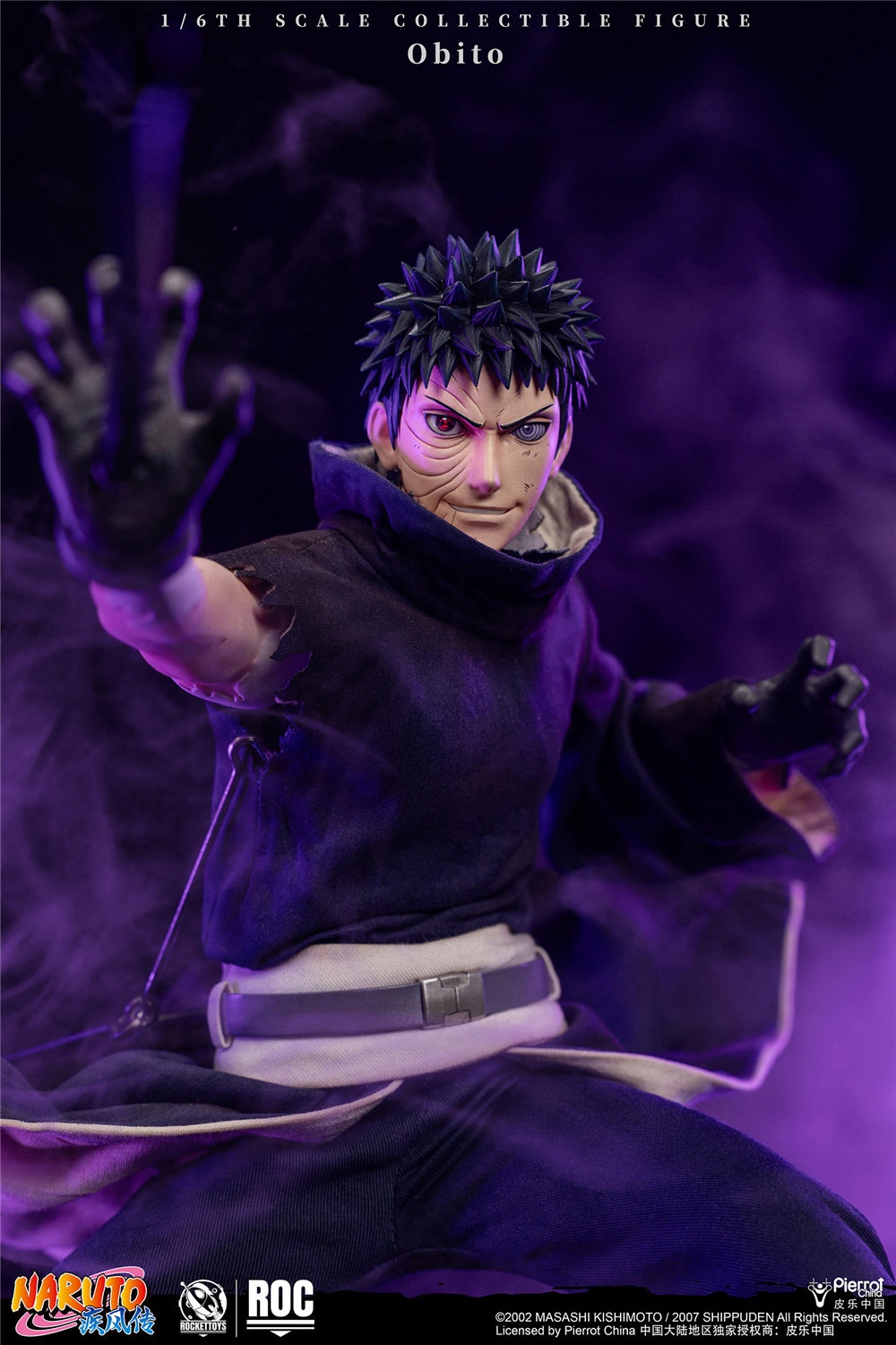 予約 RocketToys 1/6 『NARUTO -ナルト- 疾風伝』うちはオビト 予約