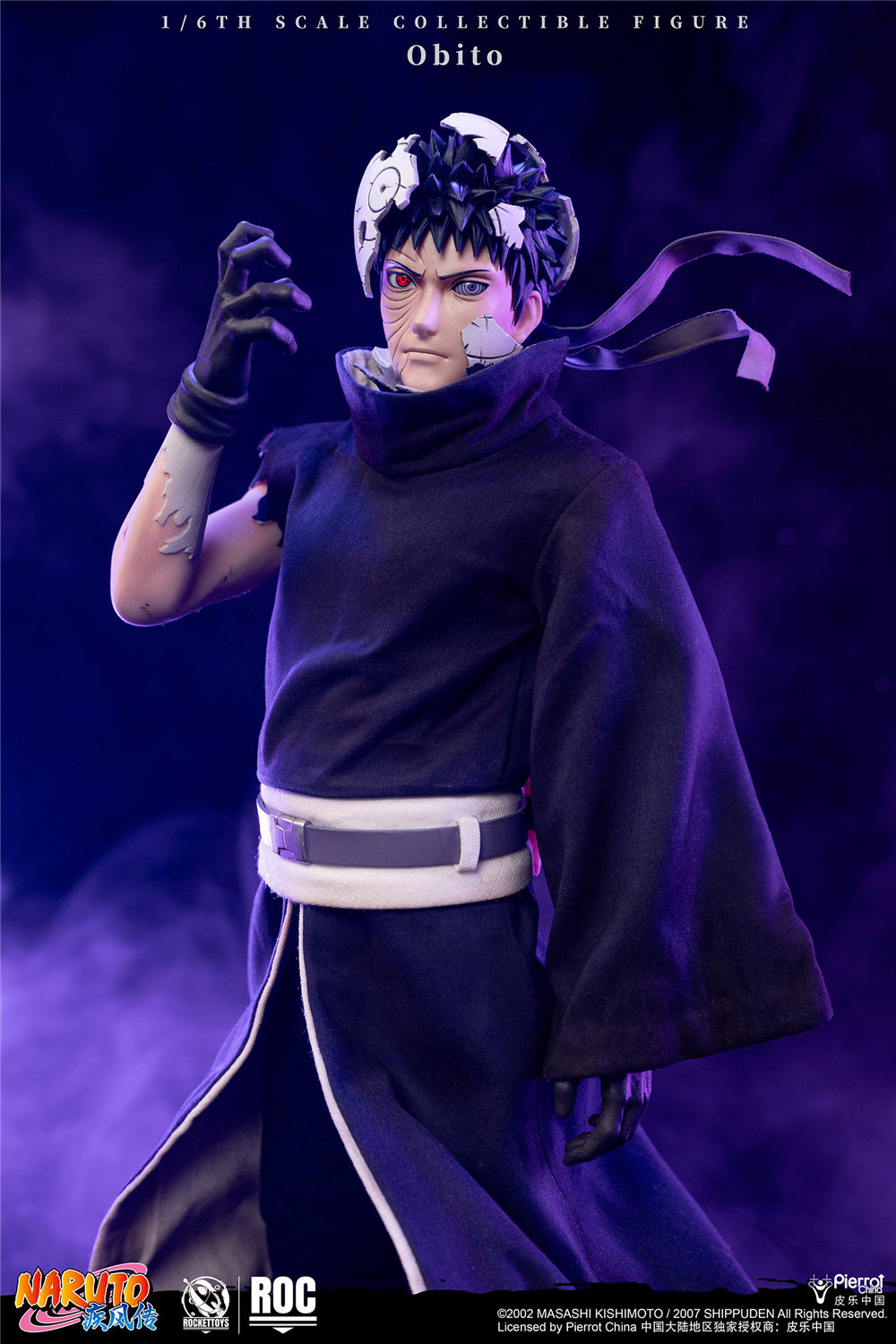 予約 RocketToys 1/6 『NARUTO -ナルト- 疾風伝』うちはオビト 予約