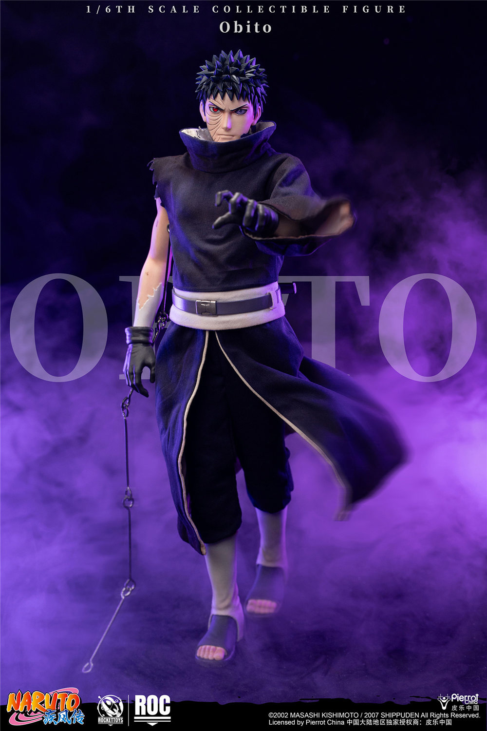 予約 RocketToys 1/6 『NARUTO -ナルト- 疾風伝』うちはオビト 予約