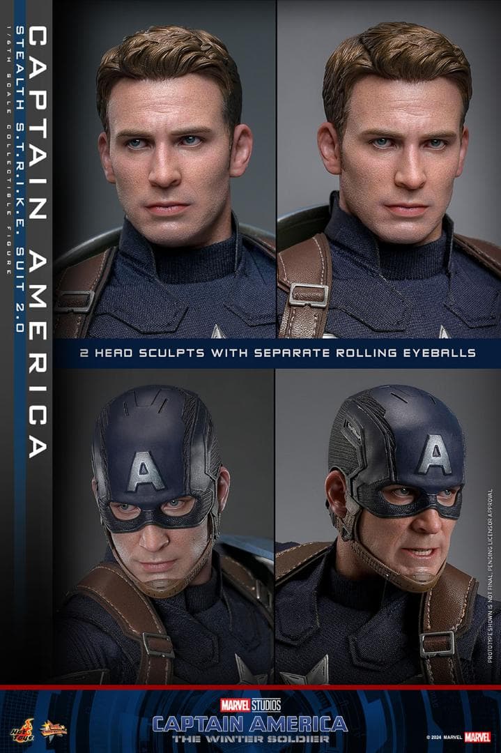 ホットトイズ 1/6 ウィンター・ソルジャー キャプテン・アメリカ