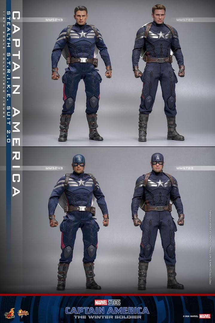 ホットトイズ 1/6 ウィンター・ソルジャー キャプテン・アメリカ