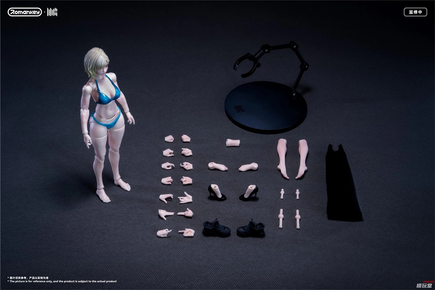 予約 Romankey 1/12 超可動女性素体 ミア 通常版 UMS004 ＆ 限定塗装版
