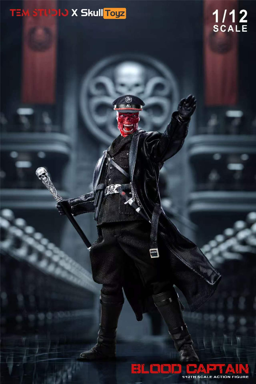 予約 TEM STUDIO x Skull Toyz 1/12 ブラッド・キャプテン TEMS007