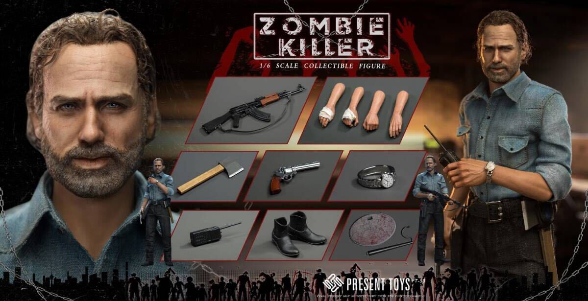PRESENT TOYS 1/6 ゾンビ キラー 未開封新品 PT-sp53 Zombie killer