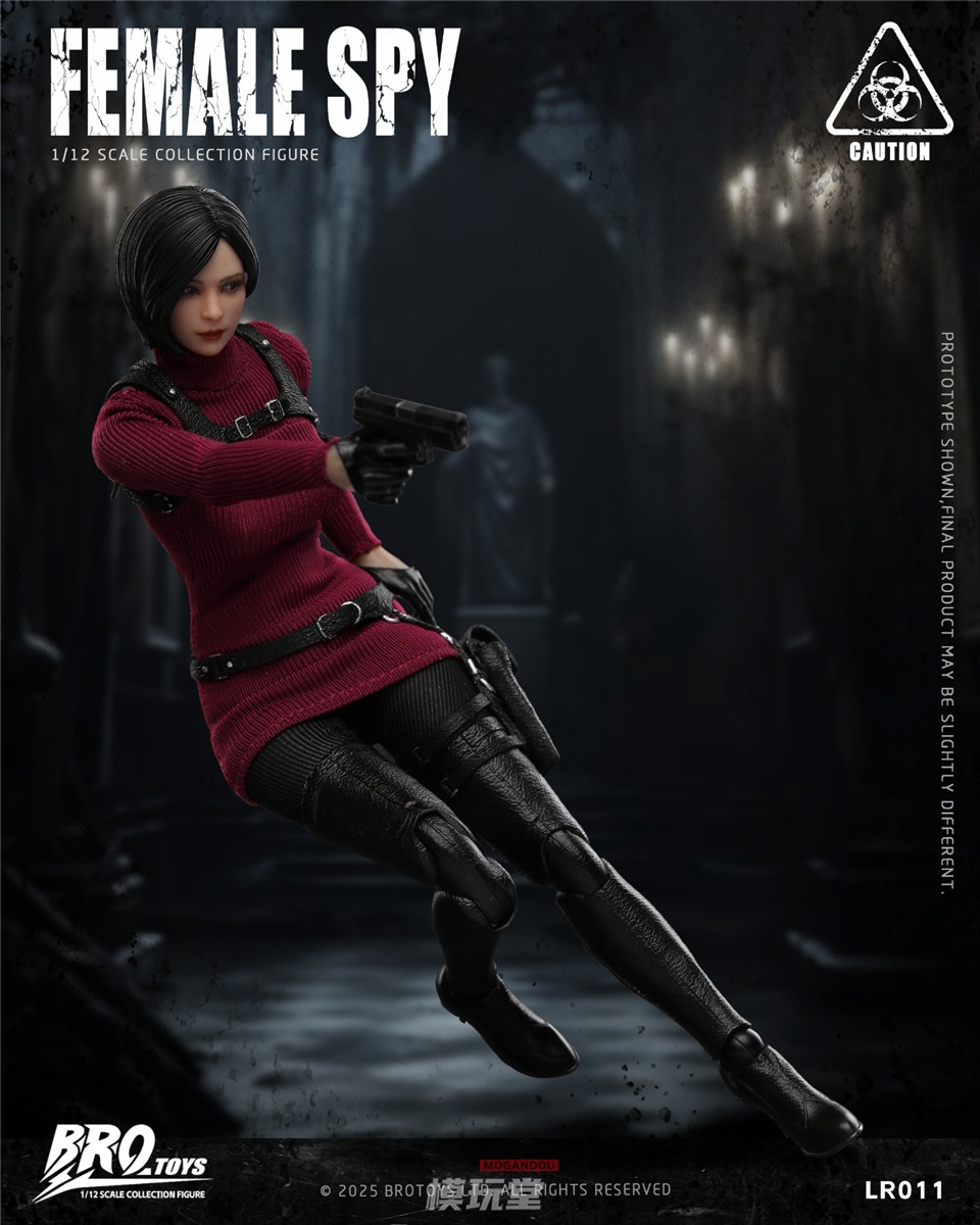 予約 BROTOYS 1/12 フィーメル スパイ 予約特典付き LR011 Female Spy