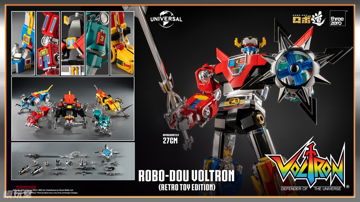 予約 threezero ロボ道 ボルトロン (レトロトイ版) 3Z0947 Voltron