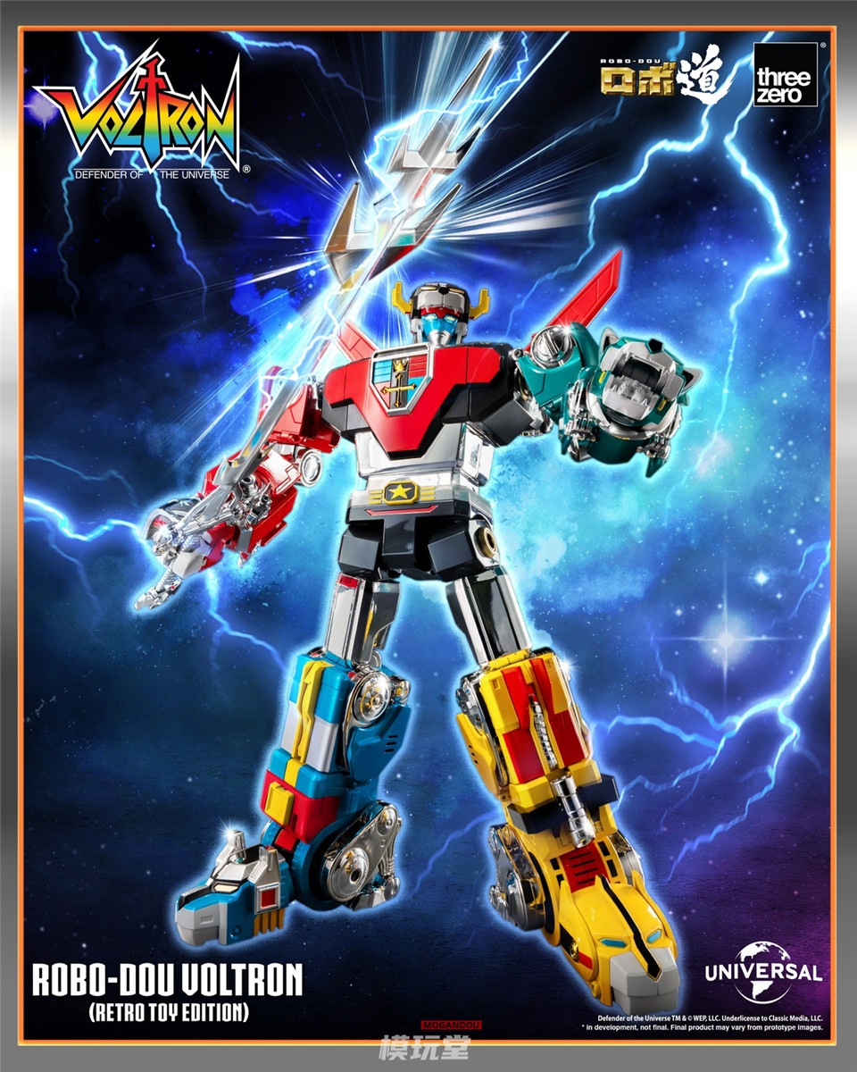 予約 threezero ロボ道 ボルトロン (レトロトイ版) 3Z0947 Voltron