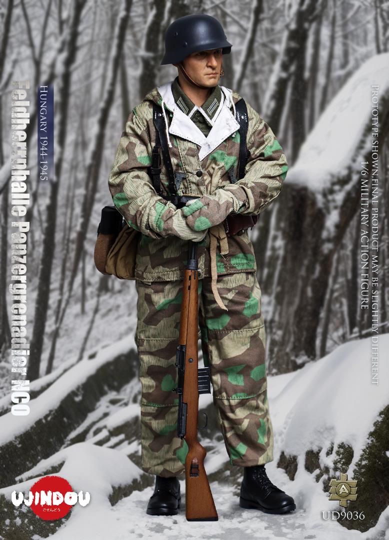 UJINDOU 1/6 WWII Feldherrnhalle Panzergrenadier NCO Hungary 1944
