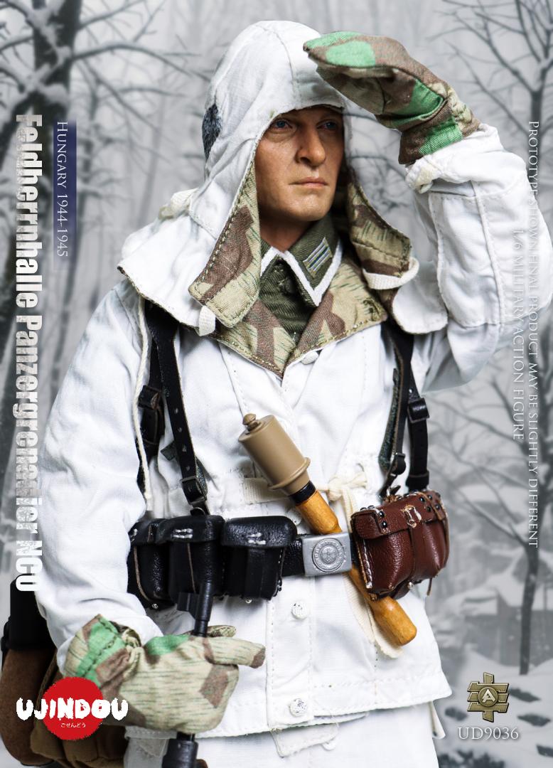 WWII ドイツ Feldgendarmarie フィギュア UJINDOU 1/6 WWII Feldherrnhalle Panzergrenadier NCO Hungary 1944
