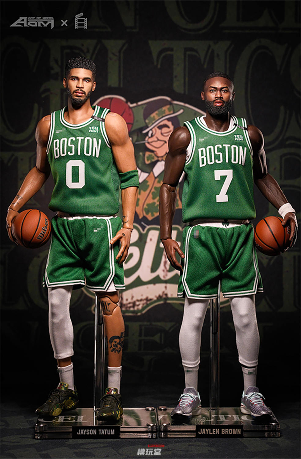【超希少】★　カーメロ　&　アイバーソン　最強デュオ　2体セット フィギュア 予約 Aom Toys 1/6 NBAシリーズ 双子の兄弟 ジェイソン・テイタム 優勝