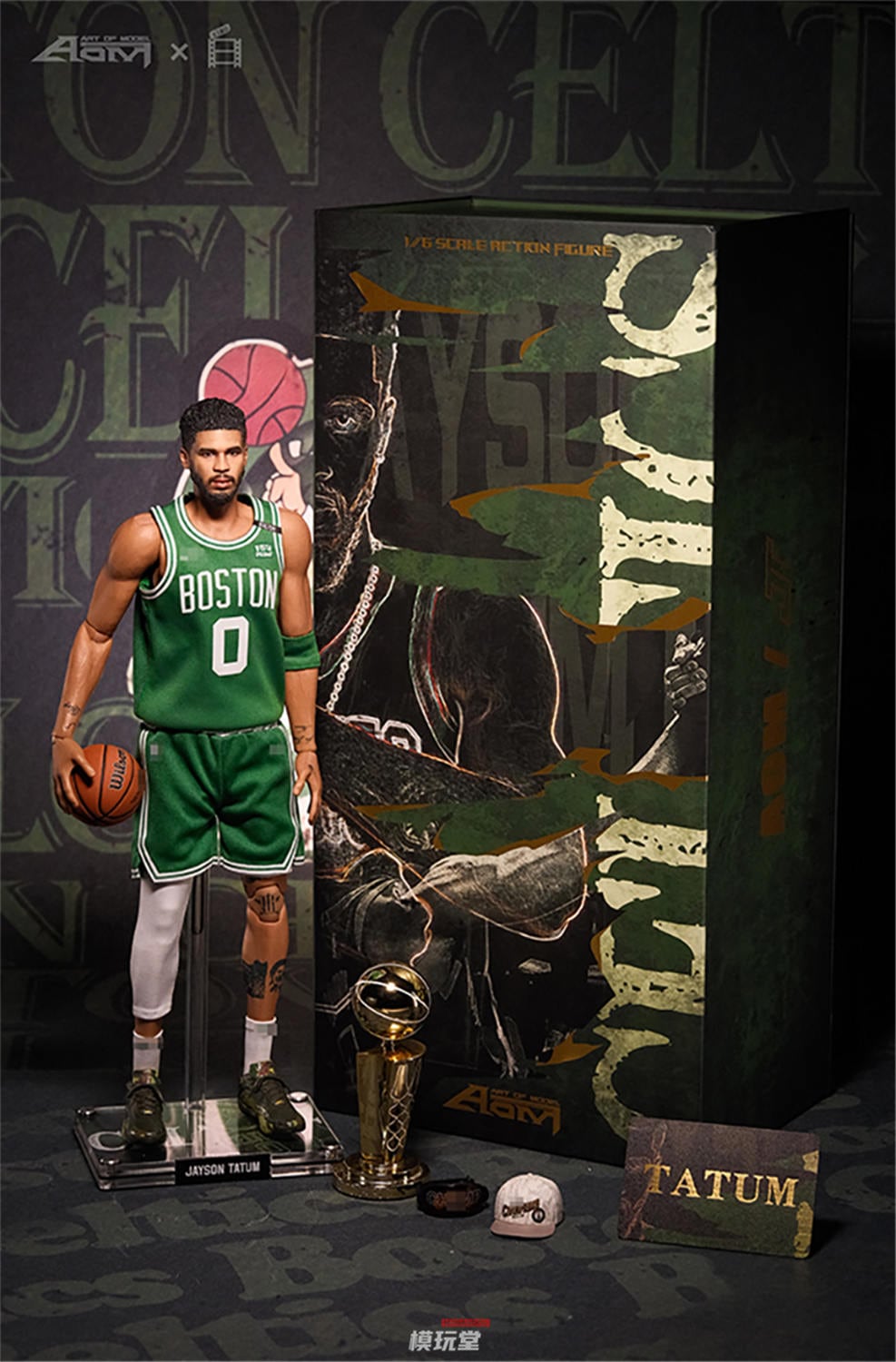 予約 Aom Toys 1/6 NBAシリーズ 双子の兄弟 ジェイソン・テイタム 優勝