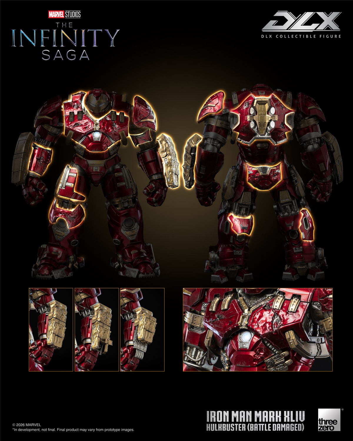 予約 threezero DLX アイアンマン・マーク44 ハルクバスター バトル