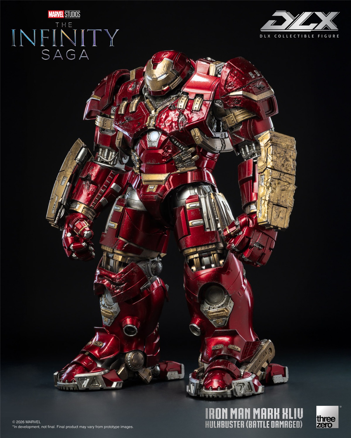 DLX アイアンマン・マーク44　ハルクバスター　three zero 予約 threezero DLX アイアンマン・マーク44 ハルクバスター バトル