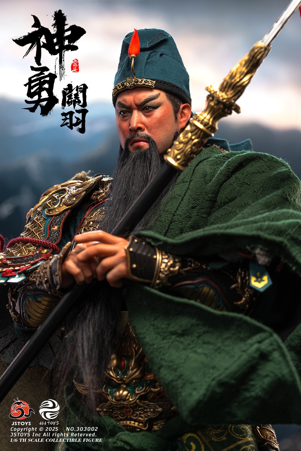 303TOYS x JSTOYS 1/6 三国シリーズ 関羽 雲長 DX.Ver 303002 THREE