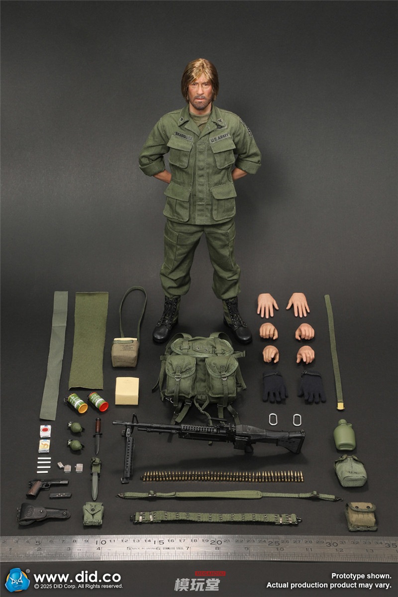 DID 1/6 ベトナム戦争 アメリカ陸軍 ジェームズ大佐 植毛ヘッド V80184