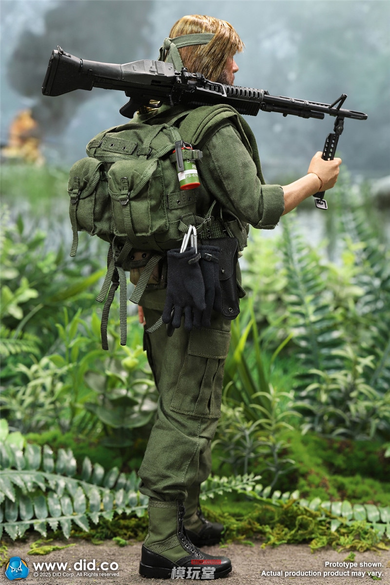 DID 1/6 ベトナム戦争 アメリカ陸軍 ジェームズ大佐 植毛ヘッド V80184