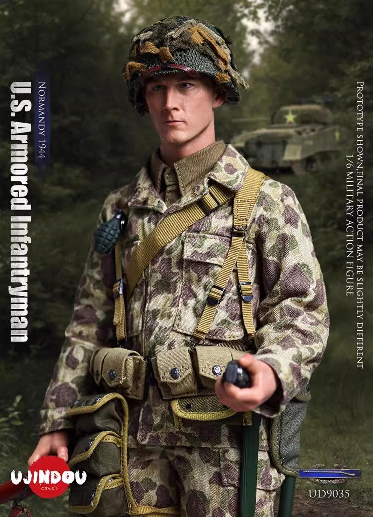 UJINDOU 1/6 WWII U.S. Armored Infantryman,Normandy 1944 未開封新品