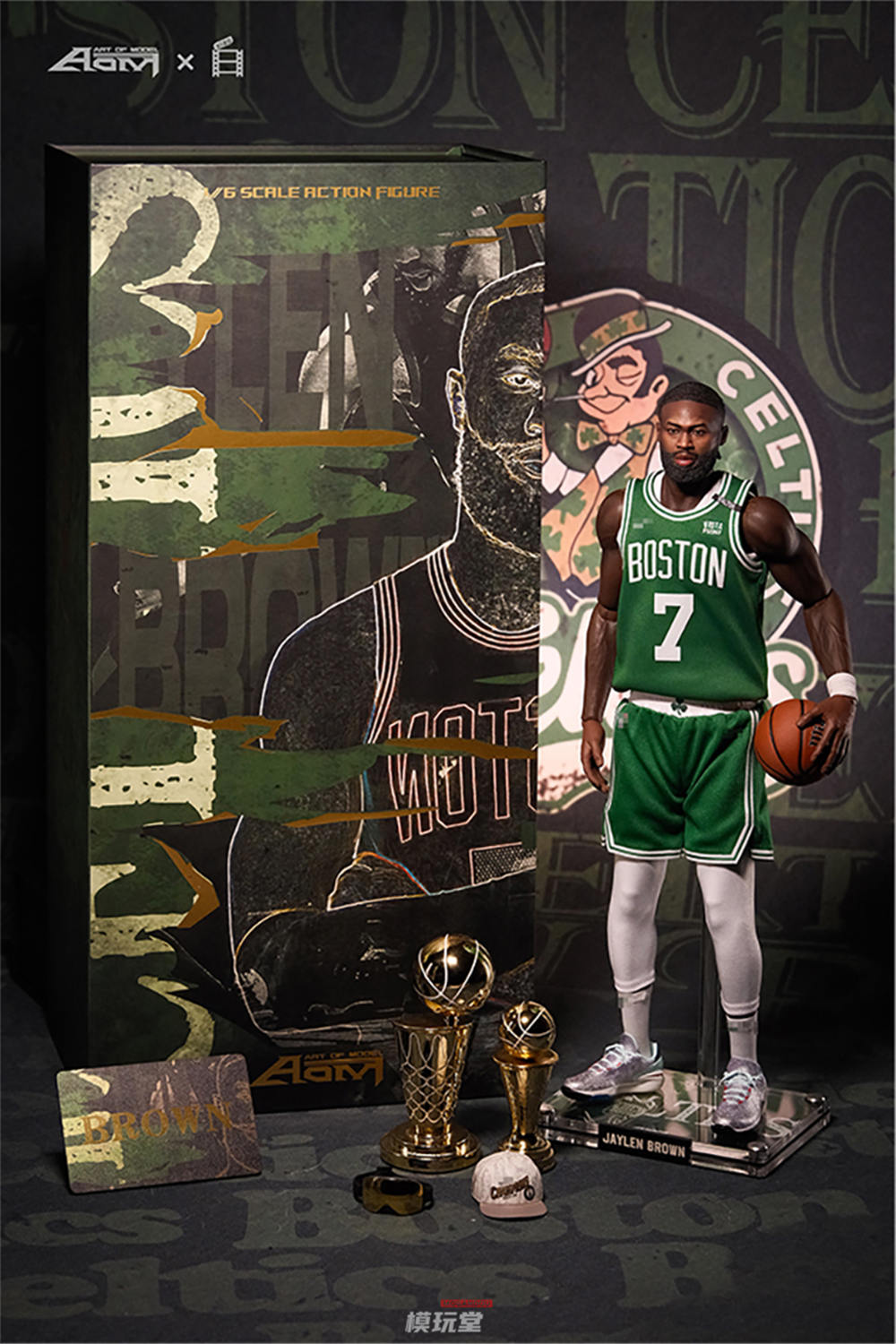 予約 Aom Toys 1/6 NBAシリーズ 双子の兄弟 ジェイレン・ブラウン 優勝