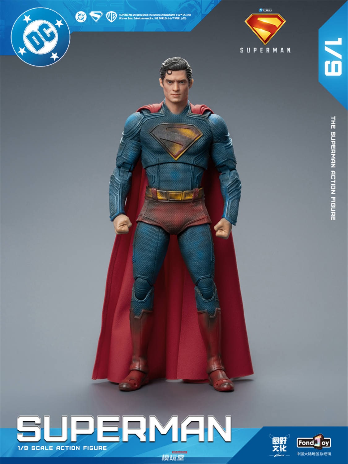 予約 Fondjoy 1/9 『スーパーマン2025』 スーパーマン バトルダメージ