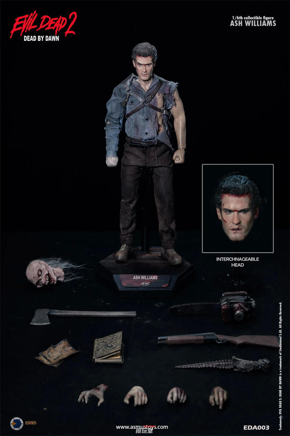 予約 ASMUS TOYS 1/6『死霊のはらわたII』 アッシュ・ウィリアムズ