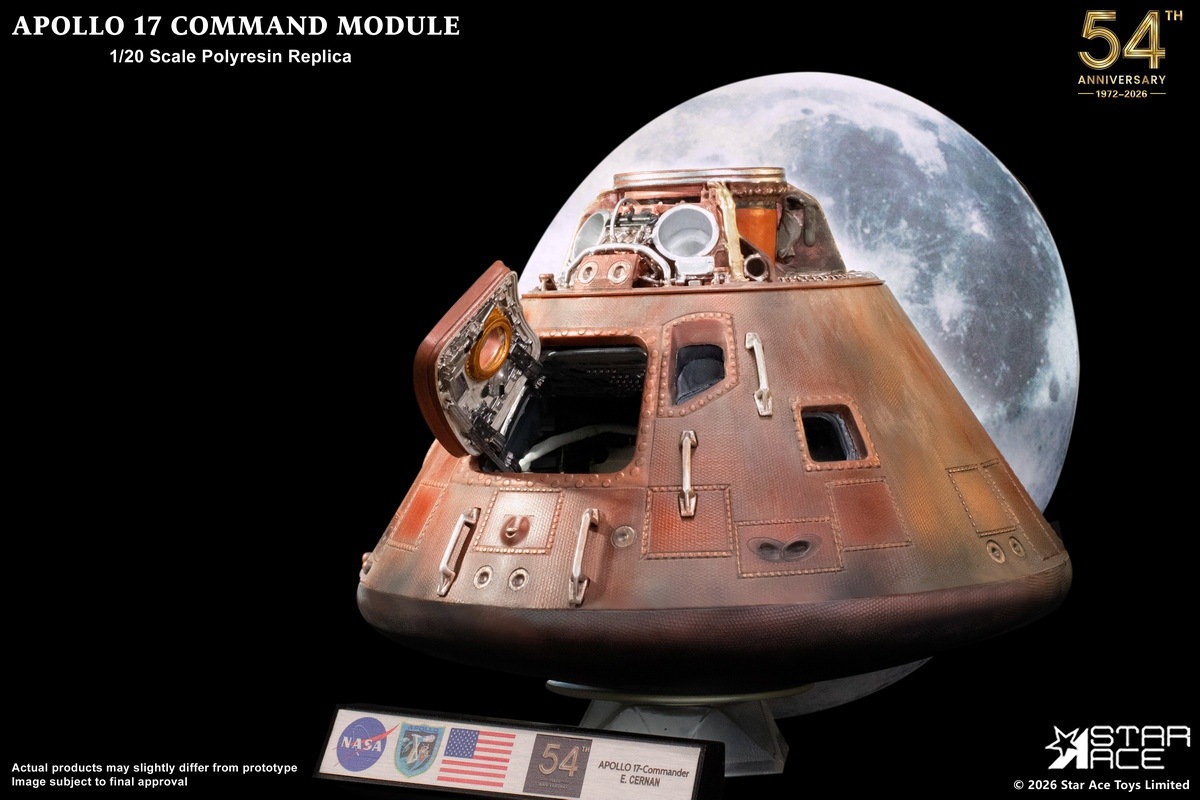 予約 Star Ace Toys 1/20 アポロ17号 司令船 レプリカ モデル SA0161
