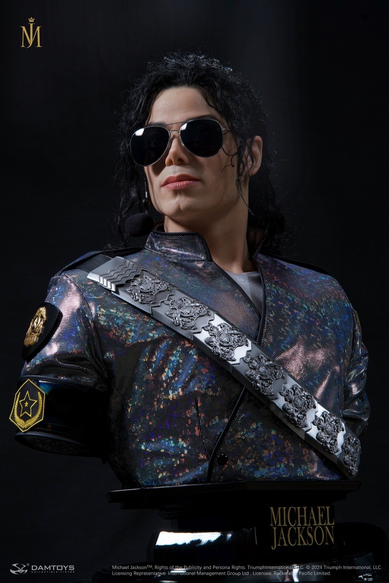 予約 DAMTOYS 1/1 マイケル・ジャクソン デンジャラス 植毛スカルプ