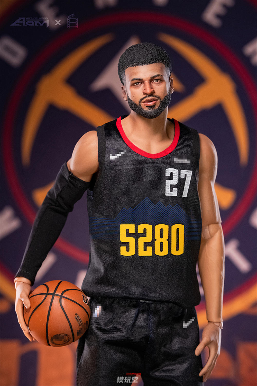 予約 Aom Toys 1/6 NBAシリーズ ジャマール・マレー レイカーズ撃破