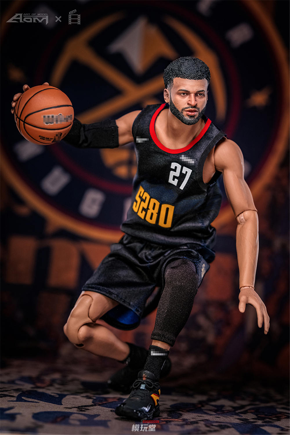 予約 Aom Toys 1/6 NBAシリーズ ジャマール・マレー レイカーズ撃破
