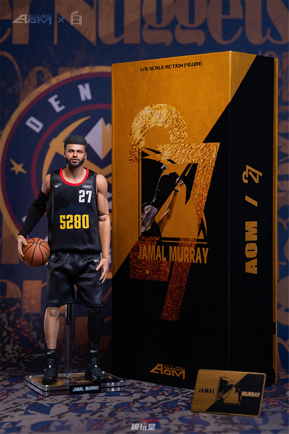 激レア　ロッドマン　フィギュア　レイカーズ 予約 Aom Toys 1/6 NBAシリーズ ジャマール・マレー レイカーズ撃破
