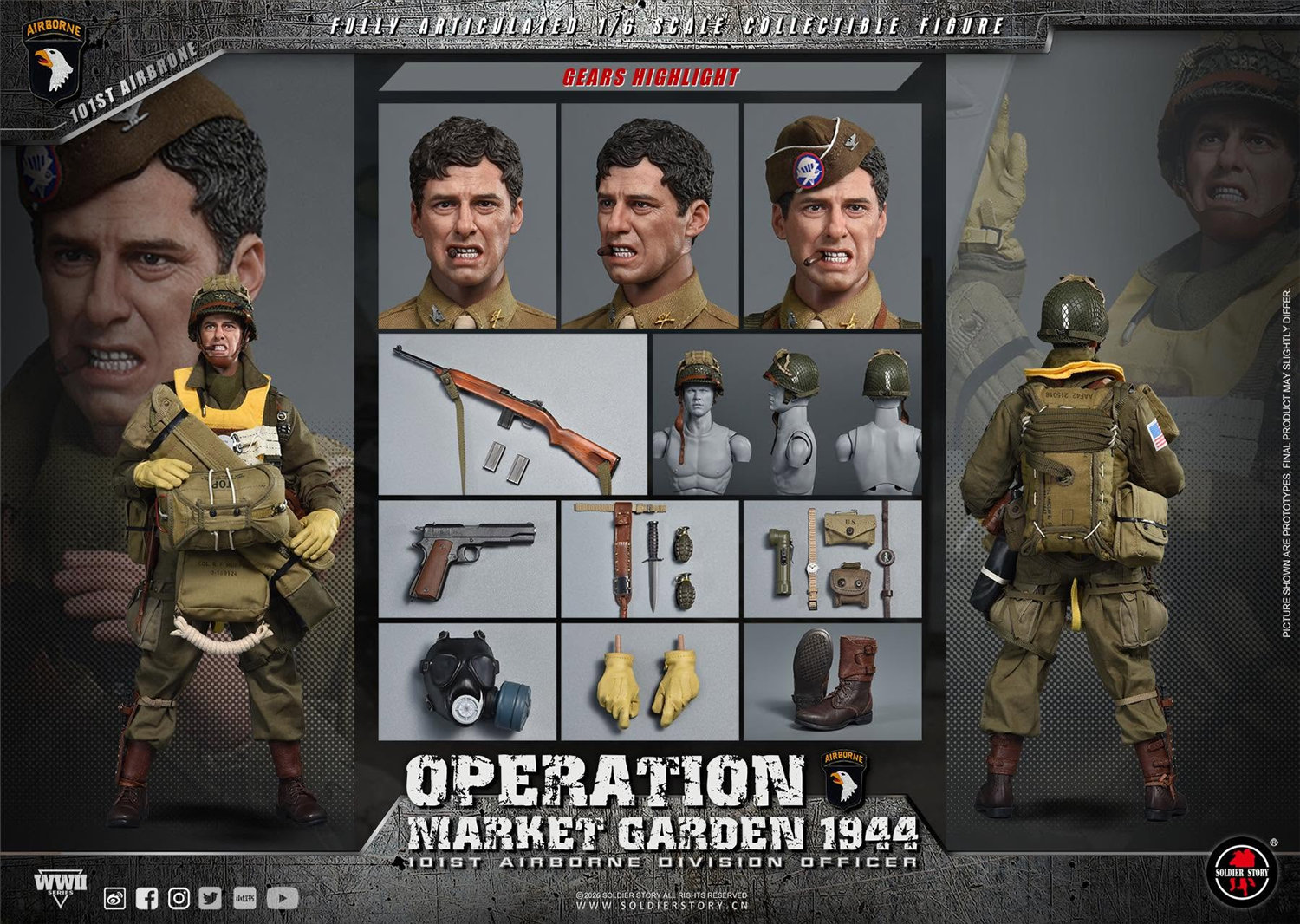 予約 Soldier Story 1/6 WW2 マーケット・ガーデン作戦 第101空挺