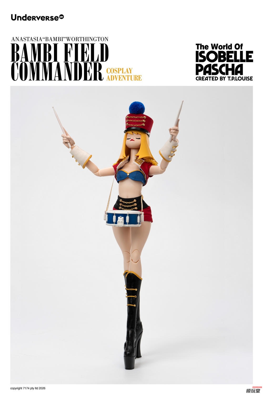 予約 Underverse 1/6 The World of Isobelle Pascha - FIELD COMMANDER