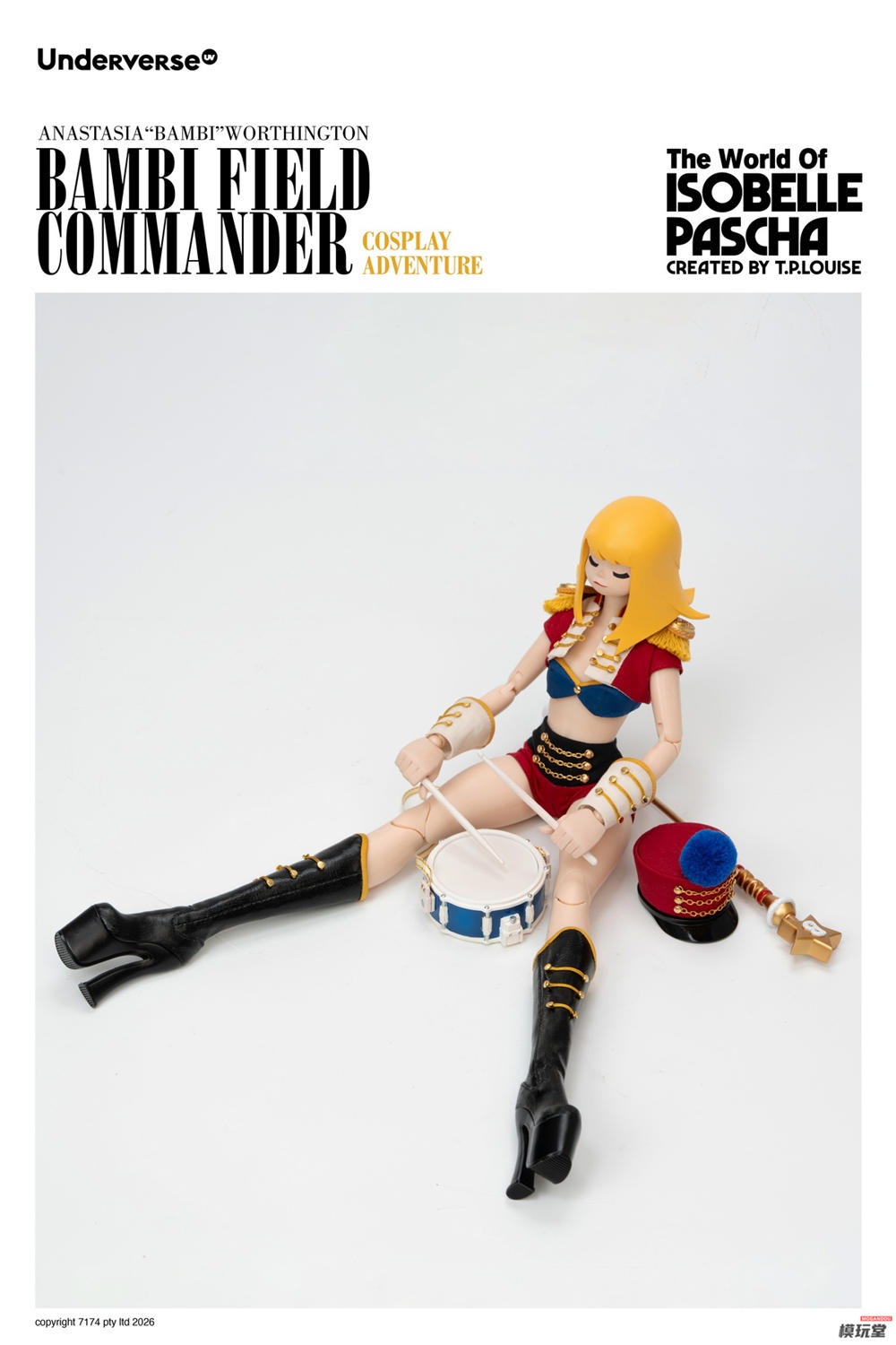 予約 Underverse 1/6 The World of Isobelle Pascha - FIELD COMMANDER