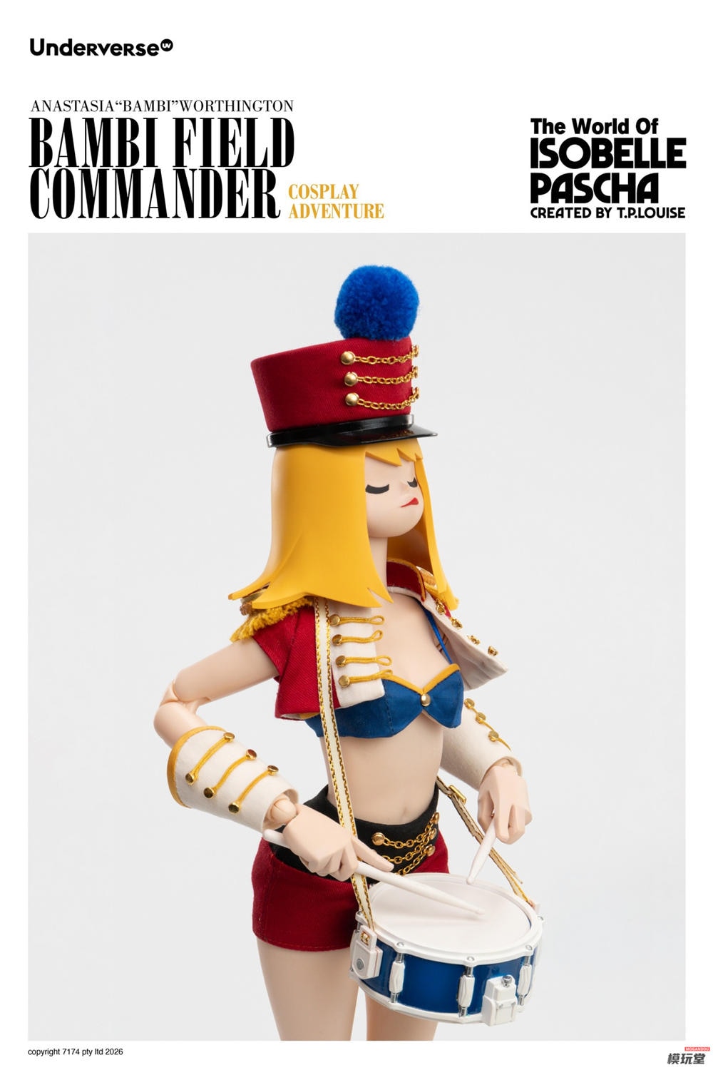 予約 Underverse 1/6 The World of Isobelle Pascha - FIELD COMMANDER
