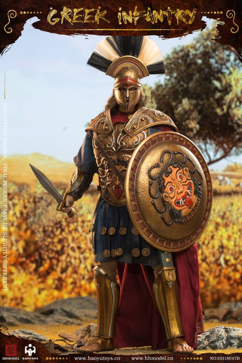 HHMODEL × HAOYUTOYS 1/6 ギリシャ 歩兵 ゴールド.Ver 未開封新品