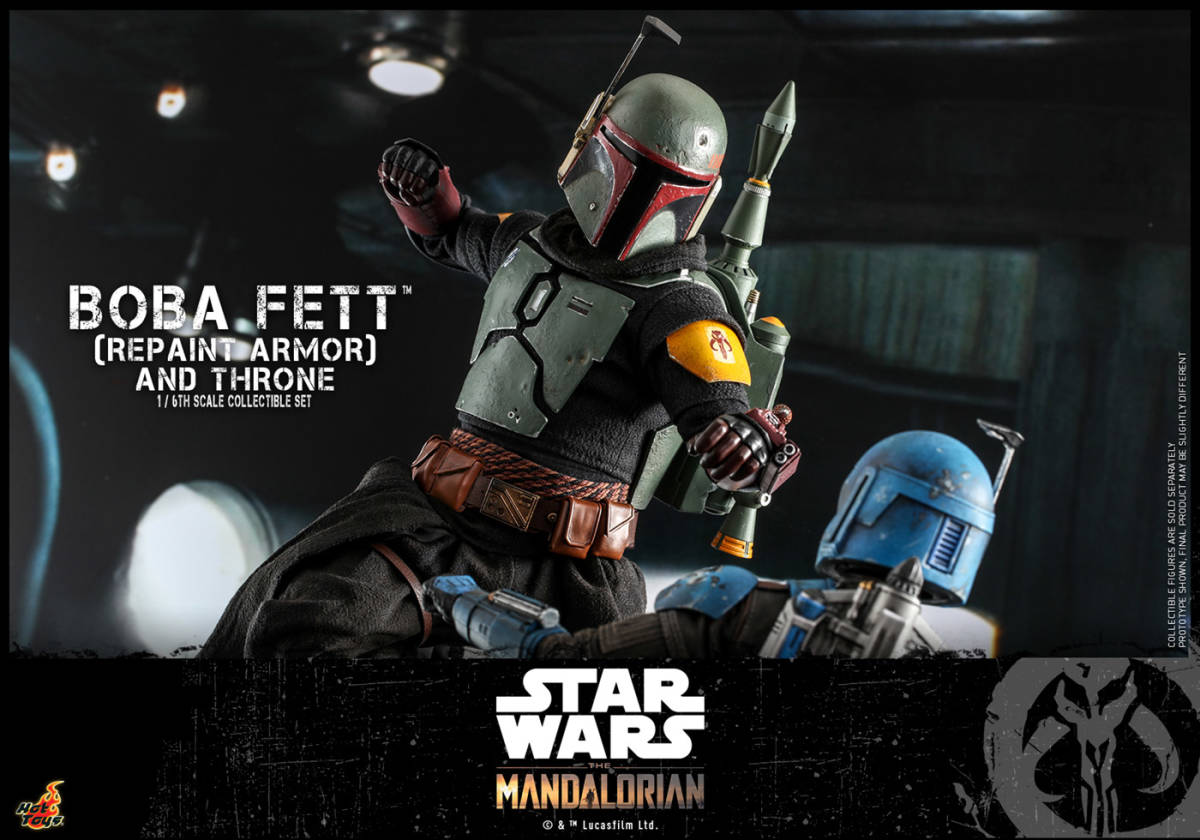 ホットトイズ 1/6 マンダロリアン ボバ・フェット (リペイント