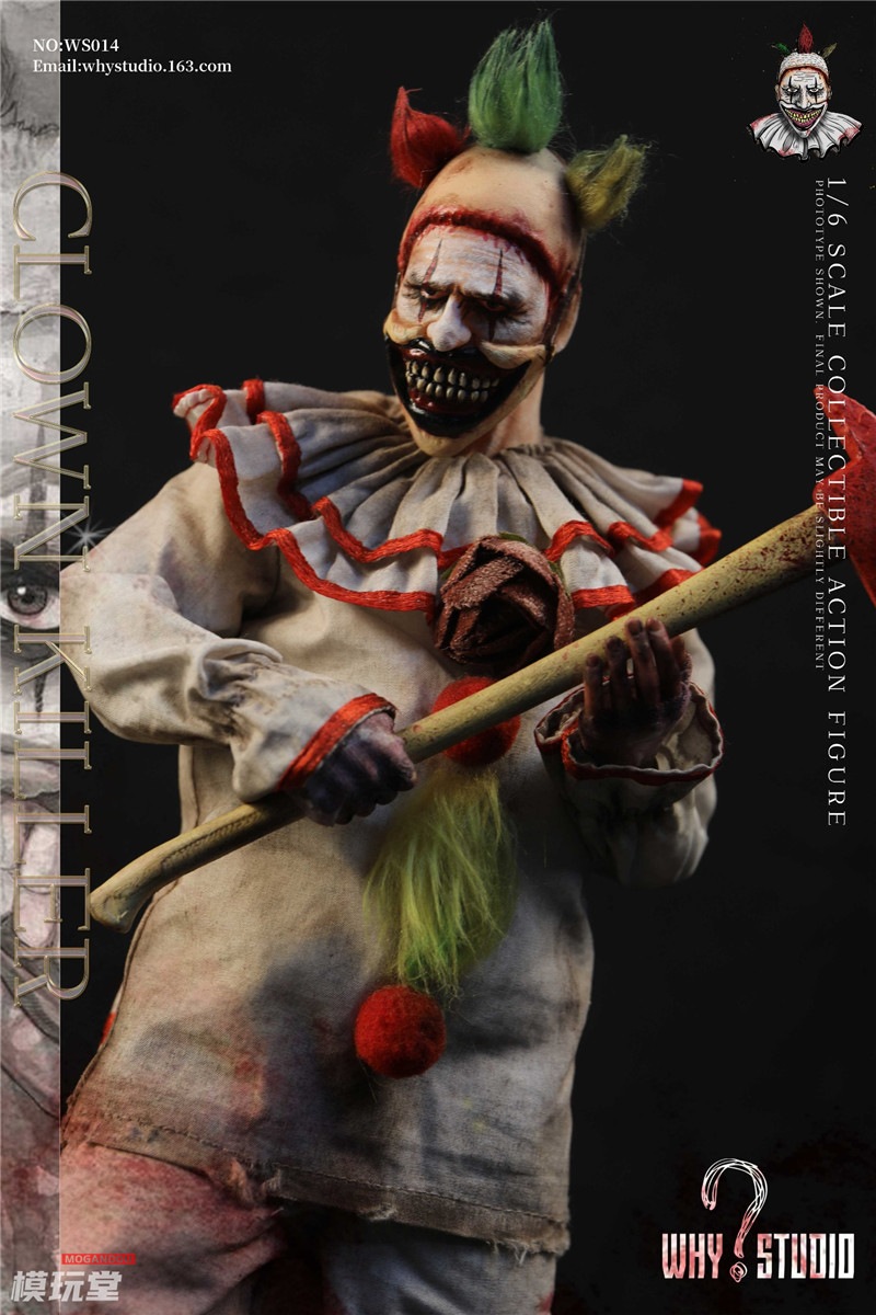 暗黒エンターテイメント The CLOWN 予約 WHY STUDIO 1/6 ホラー クラウン 再販.Ver WS014 Horror Clown