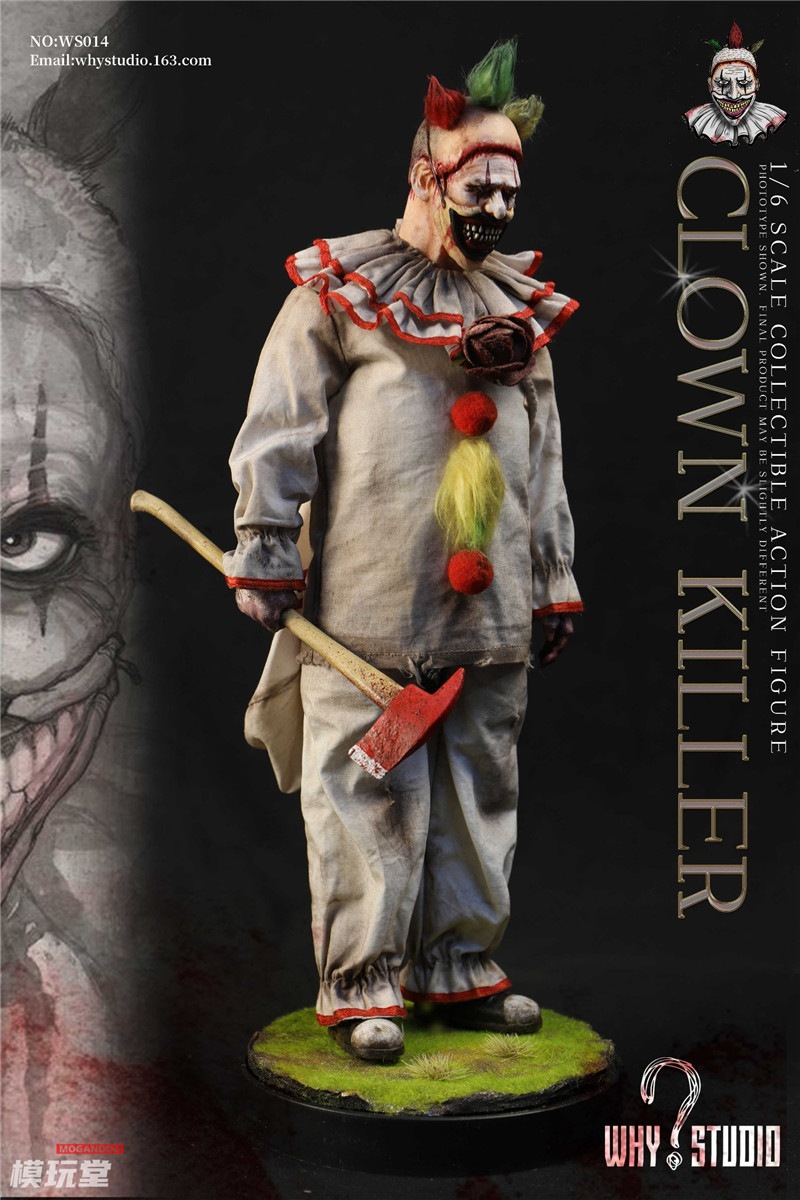 予約 WHY STUDIO 1/6 ホラー クラウン 再販.Ver WS014 Horror Clown