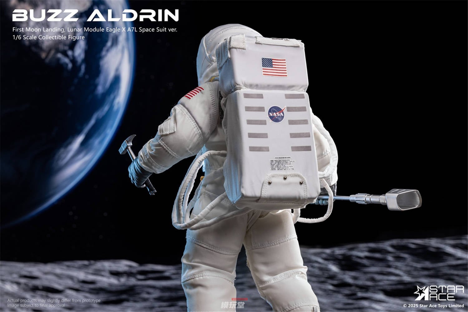 リヤドロ lladro アポロ 宇宙飛行士 バズ オルドリン Buzz Aldrin Figure Set | 1:6 Scale Apollo 11 Moon Landing