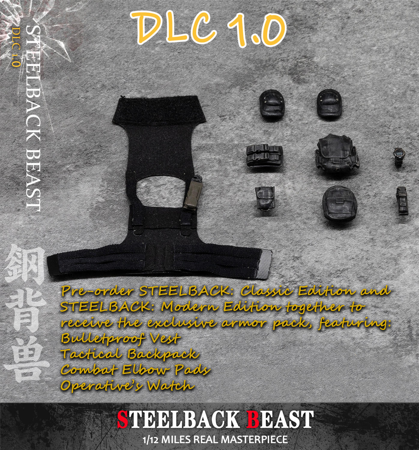 予約 Patriot Studio 1/12 スティールバック ビースト PS007