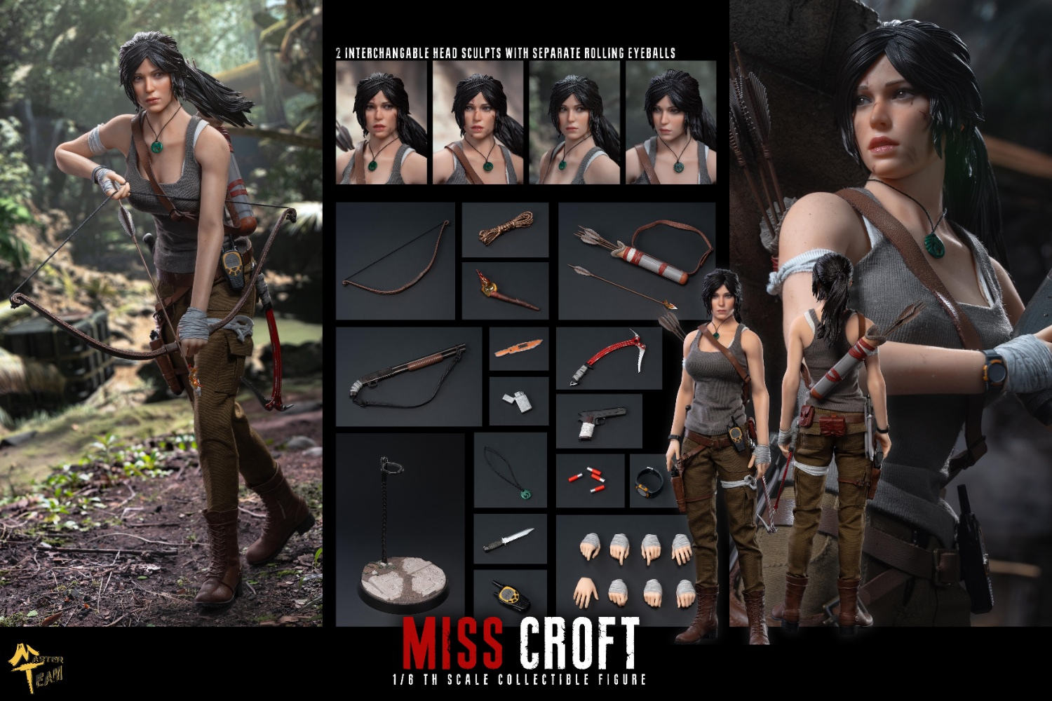 予約 MTTOYS 1/6 ミス・クロフト MTTOYS022 Miss Croft Collectible 