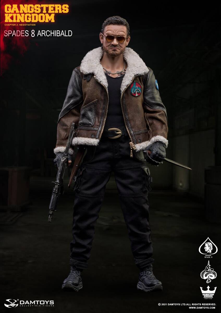 DAMTOYS 1/6 Gangsters Kingdom SPADE DAVID スペード8 アーキバルド