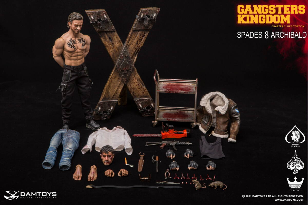 DAMTOYS 1/6 Gangsters Kingdom SPADE DAVID スペード8 アーキバルド