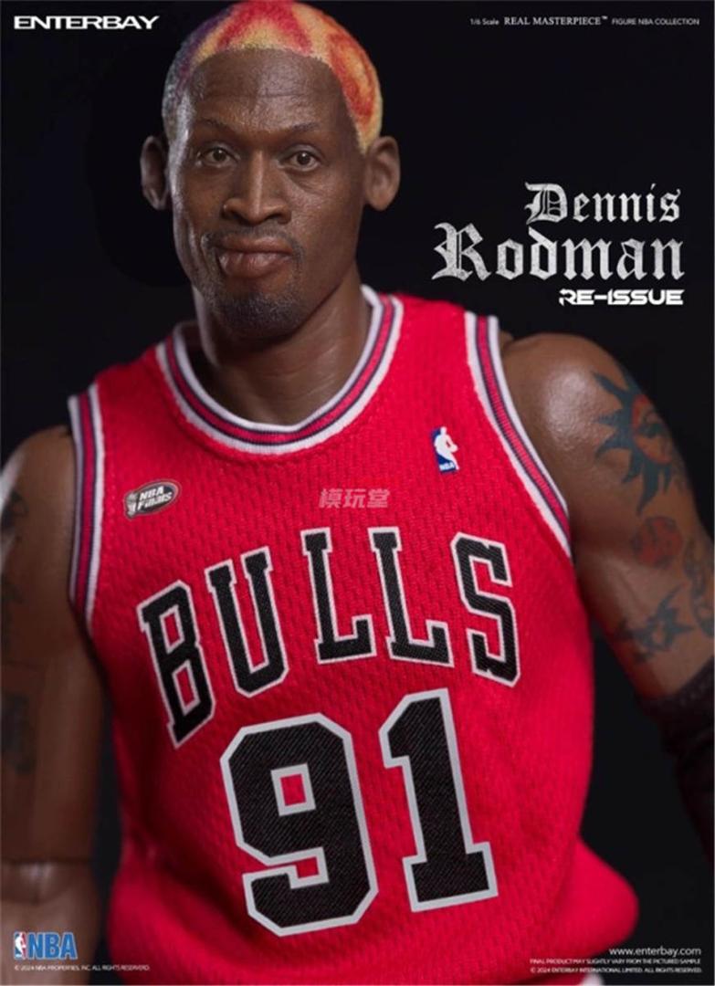 【箱無し/経年劣化有り】エンターベイ　NBAフィギュア　デニス・ロッドマン 箱無し/経年劣化有り】エンターベイ NBAフィギュア デニス