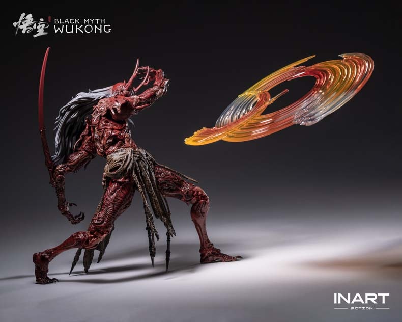 神話的キャラクター フィギュア 赤黒 予約 INART 1/12 『黒神話 : 悟空』 夜叉王 MAG G0005 Black Myth