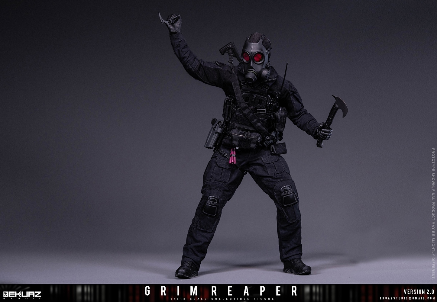 予約 EKUAZ STUDIO 1/6 Grim Reaper 2.0 Elite Guard 通常版 EKS015