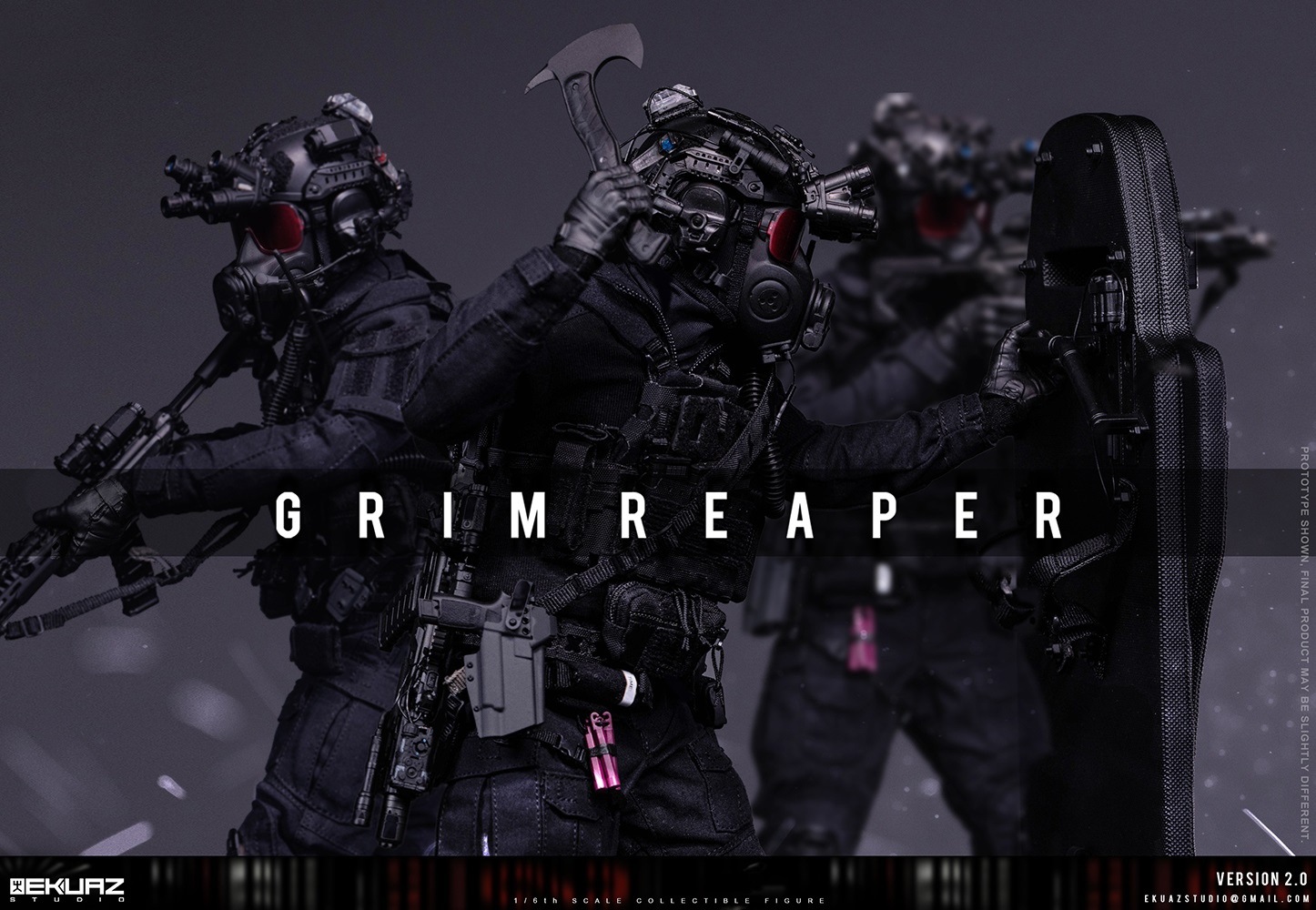 予約 EKUAZ STUDIO 1/6 Grim Reaper 2.0 Elite Guard 通常版 EKS015