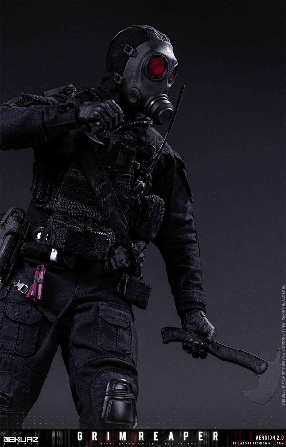 予約 EKUAZ STUDIO 1/6 Grim Reaper 2.0 Elite Guard 通常版 EKS015